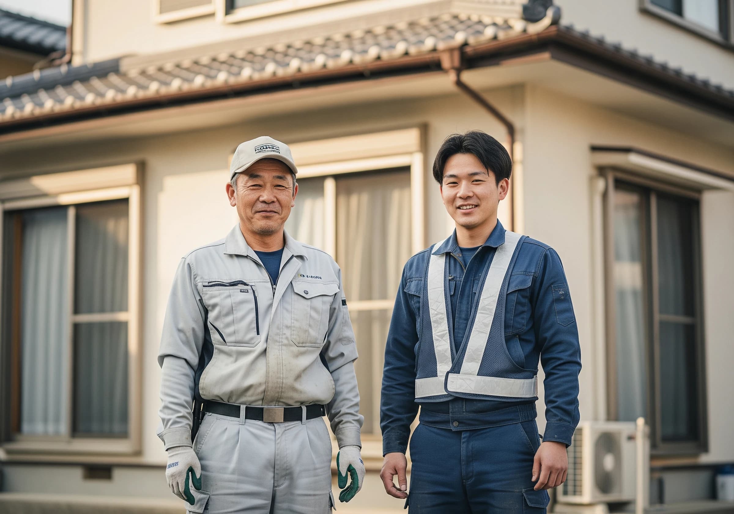 親子3代で事業を続ける白岩建設のスタッフ